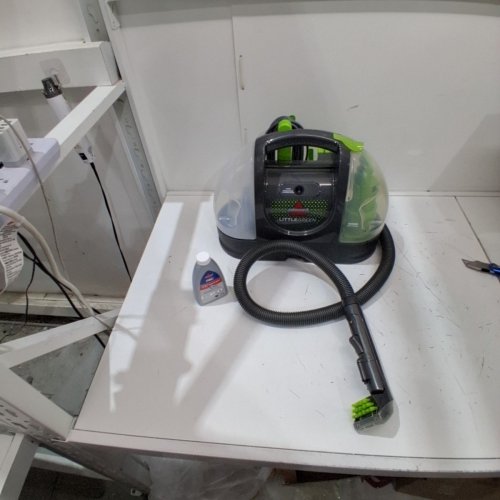BISSELL LITTLE GREEN PORTABLE CARPET & UPHOLSTERY CLEANER - 48OZ TANK - GREEN/BLACK (MODEL: 14006) image 3