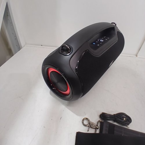 VUOPAX PORTABLE DEEP BASS BLUETOOTH SPEAKER - IP65, 200W, BT/USB/AUX, 24H PLAYTIME - BLACK (MODEL:B48A) image 3