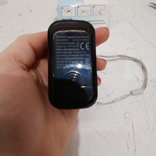 KEANOR PORTABLE FINGER PULSE OXIMETER FOR SPO2 BLOOD OXYGEN SATURATION & HEART RATE READER - BLACK (MODEL: BSX251) image 4
