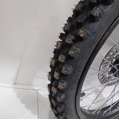 FOCKETY FRONT WHEEL RIM TIRE ASSEMBLY - DISC BRAKE - FOR PIT/ DIRTBIKES - 19'' image 3