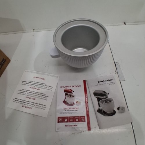 KITCHENAID ICE CREAM *REPLACEMENT BOWL ONLY* - 2QT- WHITE (FOR MODEL: KSMICM) image 2