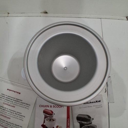 KITCHENAID ICE CREAM *REPLACEMENT BOWL ONLY* - 2QT- WHITE (FOR MODEL: KSMICM) image 3