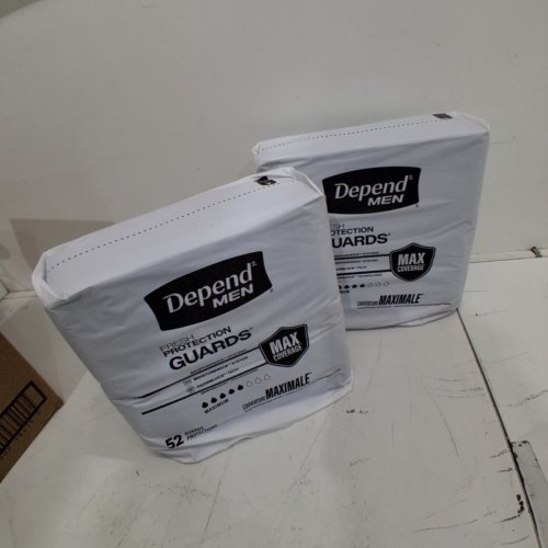 104PK MENS DEPENDS GUARDS MAXIMUM PROTECTION (MODEL: 58415) image 2