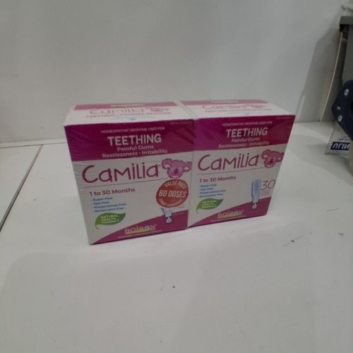 2 (30PKS) BOIRON CAMILIA HOMEOPATHIC TEETHING RELIEF MEDICINE - 1ML/DOSE (1-30 MONTHS) image 2