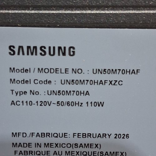 SAMSUNG CLASS M70H SERIES MINI-LED 4K SMART TV - SAMSUNG VISION AI COMPANION, PURE SPECTRUM COLOUR - 50" - (MODEL: UN50M70HAF) image 16