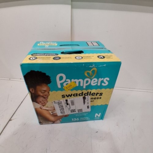 136PK PAMPERS SWADDLERS DIAPERS - NEWBORN SIZE image 3