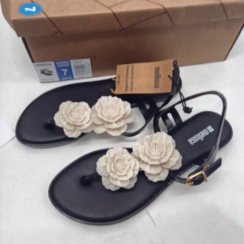 WOMEN'S MELISSA SOLAR SPRINGTIME SANDAL - SIZE 7 - BLACK (STYLE: 1984148) image 2