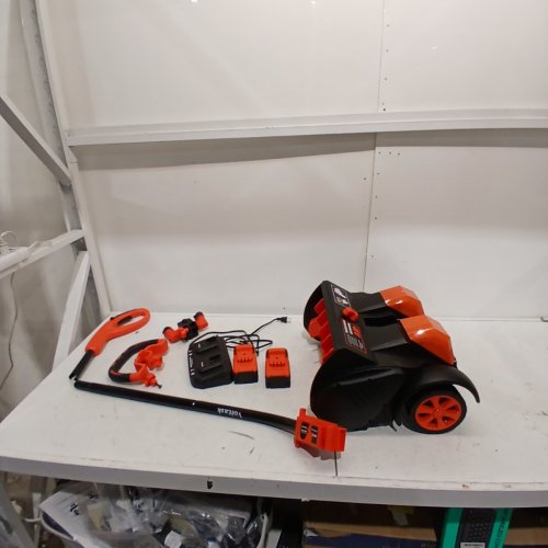 VOLTASK CORDLESS ELECTRIC SNOW BLOWER SHOVEL WITH TWO BATTERIES - 16" - 48V - ORANGE / BLACK image 5