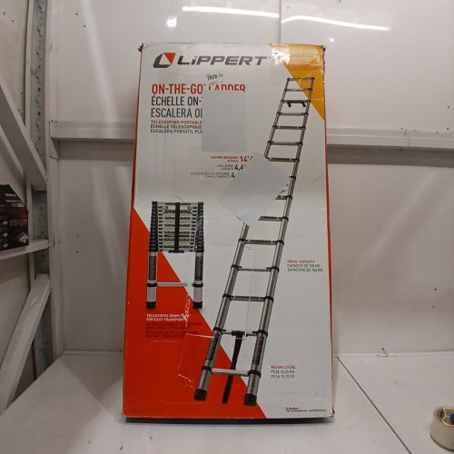 LIPPERT ON-THE-GO TELESCOPIC LADDER , STANDARD - 14FT 6" EXTENDED (MODEL: 2021126697) image 3
