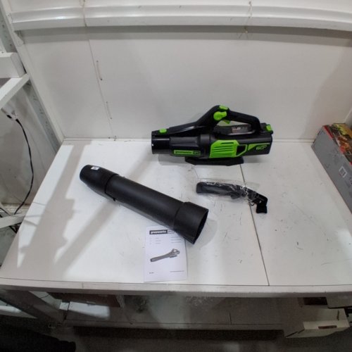 GREENWORKS **TOOL ONLY** CORDLESS LIGHTWEIGHT HIGH POWER LEAF BLOWER - 60V - GREEN/BLACK (MODEL: ‎BL60L251) image 2