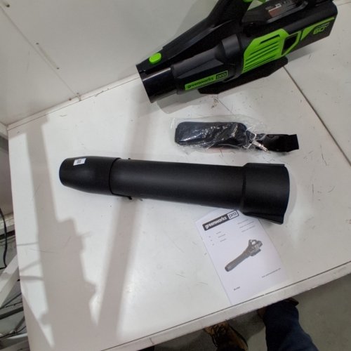 GREENWORKS **TOOL ONLY** CORDLESS LIGHTWEIGHT HIGH POWER LEAF BLOWER - 60V - GREEN/BLACK (MODEL: ‎BL60L251) image 3