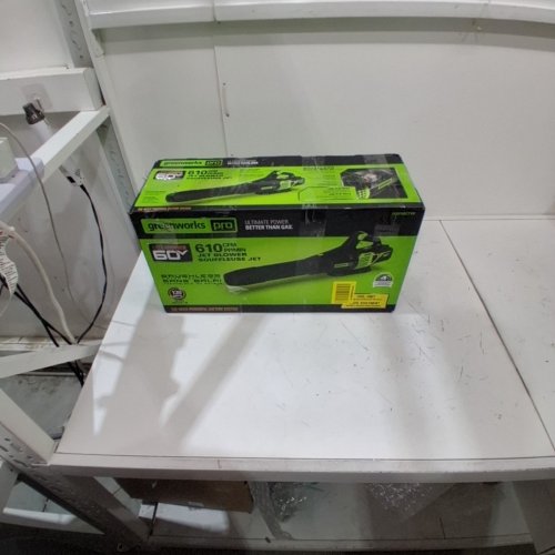 GREENWORKS **TOOL ONLY** CORDLESS LIGHTWEIGHT HIGH POWER LEAF BLOWER - 60V - GREEN/BLACK (MODEL: ‎BL60L251) image 5