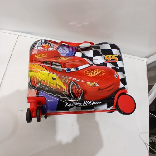 DISNEY CLUBHOUSE KID'S RIDE ON SUITCASE - CARS THEMED - MULTICOLOR image 2