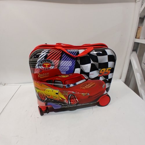 DISNEY CLUBHOUSE KID'S RIDE ON SUITCASE - CARS THEMED - MULTICOLOR image 3