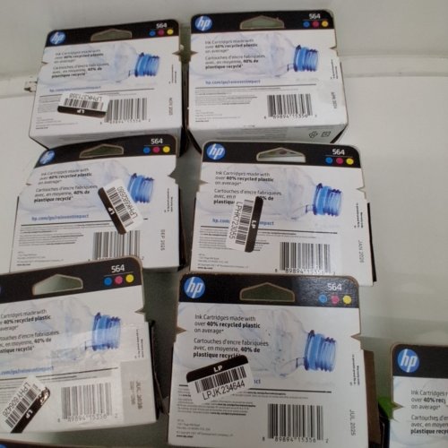 13 *EXPIRED* HP 564 COLOUR INK CARTRIDGES FOR SELECT DESKJET, OFFICEJET, AND PHOTOSMART PRINTERS - CYAN, MAGENTA, YELLOW (MODEL: N9H57FN) image 3