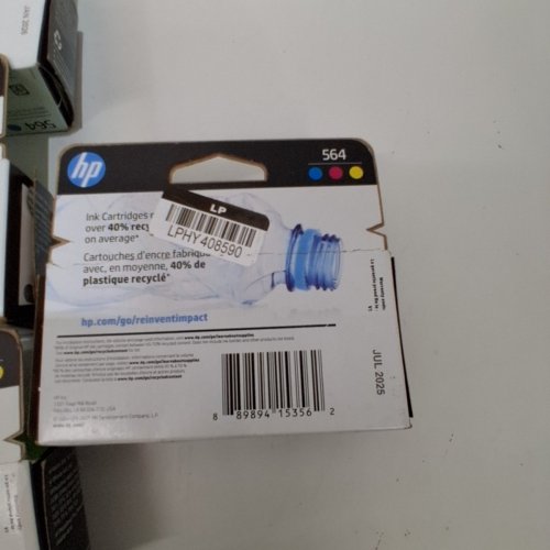 13 *EXPIRED* HP 564 COLOUR INK CARTRIDGES FOR SELECT DESKJET, OFFICEJET, AND PHOTOSMART PRINTERS - CYAN, MAGENTA, YELLOW (MODEL: N9H57FN) image 4