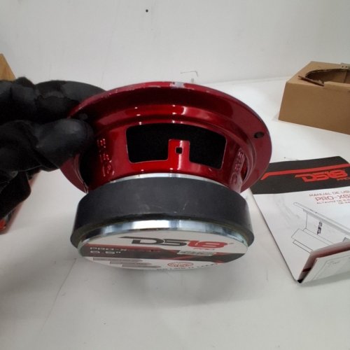 DS18 PRO-X6.4BM MIDRANGE LOUDSPEAKER - 6.5" - 500W MAX - 250W RMS - 4 OHMS - BLACK/RED (MODEL: PRO-X6.4BM) image 2