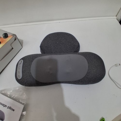 3-IN-1 MULTI-FUNCTION SHIATSU MASSAGE PILLOW - GREY image 3