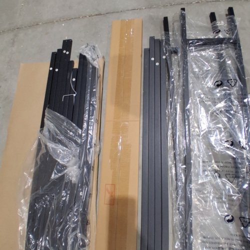 BESTIER METAL PLATFORM BED FRAME WITH STORAGE HEADBOARD, LED LIGHTS & USB CHARGING STATION - FULL - BLACK (MODEL: B700837S-XZBK) image 5