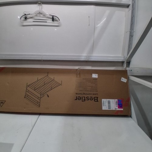 BESTIER METAL PLATFORM BED FRAME WITH STORAGE HEADBOARD, LED LIGHTS & USB CHARGING STATION - FULL - BLACK (MODEL: B700837S-XZBK) image 6