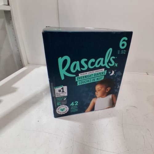 42PK RASCAL + FRIENDS OVERNIGHT DIAPERS - SIZE 6 (33-44 LBS) image 4