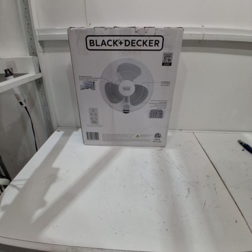 BLACK+DECKER WALL MOUNT FAN WITH REMOTE CONTROL - 16" - WHITE (MODEL: BFWL16R) image 4