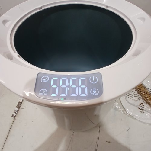 KEENRAY UPGRADED LUXURY BUCKET TOWEL WARMER WITH AUTO SHUT OFF, 3 MODES AND LED DISPLAY - FITS X2 OVERSIZED 40" X 70" TOWELS - SNOW WHITE (MODEL: CL1PLUS) image 2
