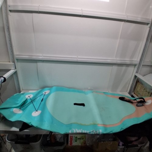 OWROMI INFLATABLE STAND UP PADDLE BOARD WITH ACCESSORIES - 6FT - BLUE/PINK image 2