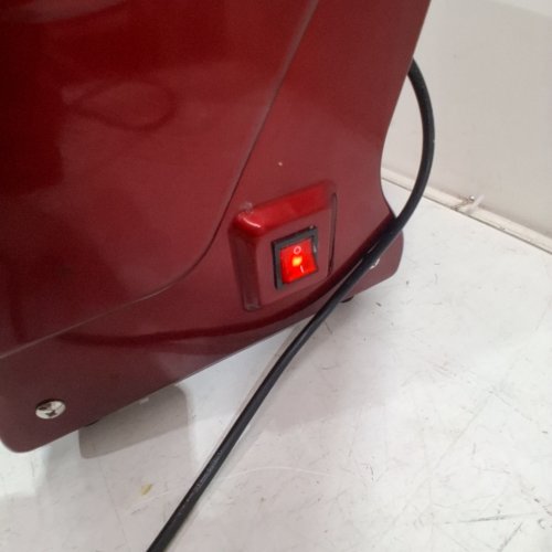 LEONEBEBE ELECTRIC STAINLESS STEEL OMMERICAL PASTA MAKER MACHINE - 3/9MM - 550W - RED (MODEL: FKM 180) image 2