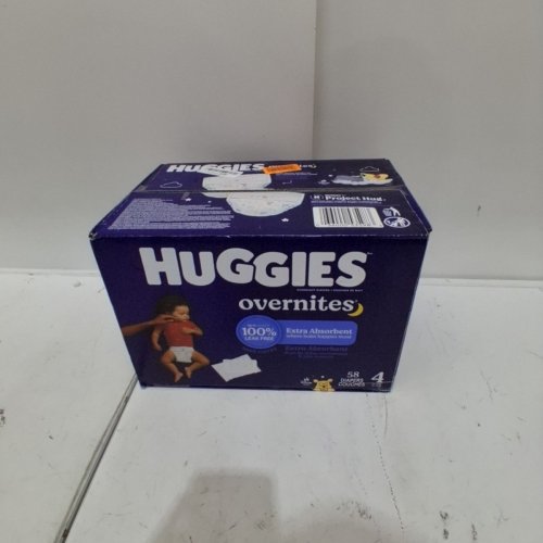 58PK HUGGIES OVERNITES DIAPERS - SIZE 4 image 2
