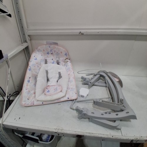 INGENUITY KEEP COZY 3-IN-1 GROW WITH ME VIBRATING BABY BOUNCER SEAT & ROCKER - 6-40LBS - PINK/GREY (MODEL: 12909) image 3