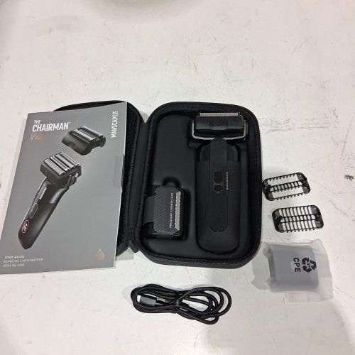 MANSCAPED THE CHAIRMAN PRO ELECTRIC FOIL FACE SHAVER - BLACK image 3