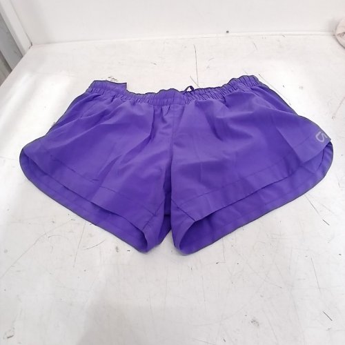 CRZYOGA SPORTS SHORTS WITH BUILT-IN SHORTS - EXTRA SMALL - PURPLE image 2