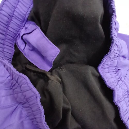 CRZYOGA SPORTS SHORTS WITH BUILT-IN SHORTS - EXTRA SMALL - PURPLE image 3