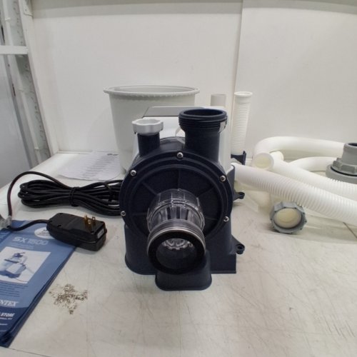 INTEX SX1500 KRYSTAL CLEAR SAND FILTER PUMP FOR ABOVE GROUND POOLS - 1500GPH - WHITE (MODEL: SF90110-2) image 8