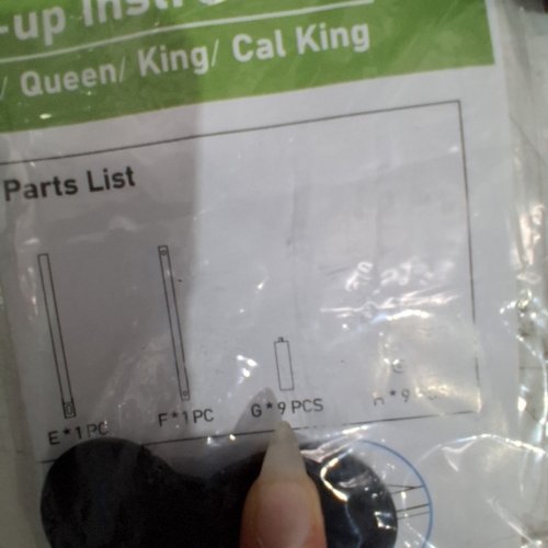NOISE-FREE EASY ASSEMBLY METAL BED FRAME - QUEEN - BLACK (MODEL- BB-4Q) image 4