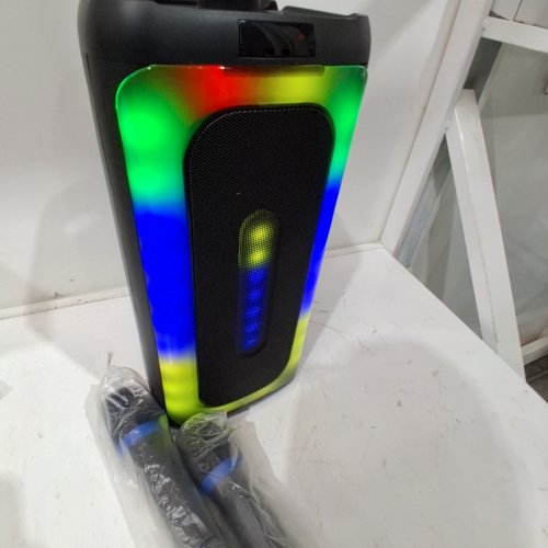 PORTABLE SPEAKER WITH 2 MICROPHONES - DC 5 V - BLACK (MODEL: T25-T) image 2