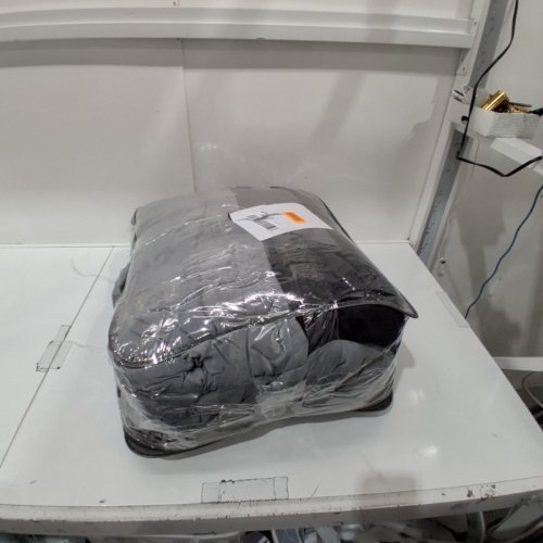7PC MADISON PARK PALMER COMFORTER SET - FULL - GREY image 5