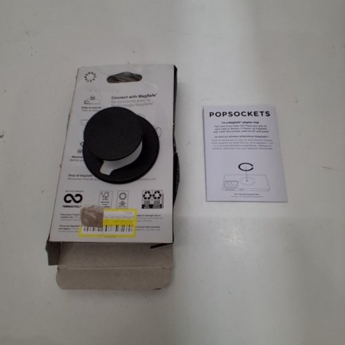 POPSOCKETS MAGNETIC POPGRIP AND STAND FOR MAGSAFE WITH ADAPTER - BLACK image 2