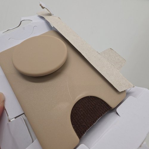 POPSOCKETS POPWALLET CARD HOLDER AND MAGSAFE PHONE GRIP - LATTE BROWN image 3