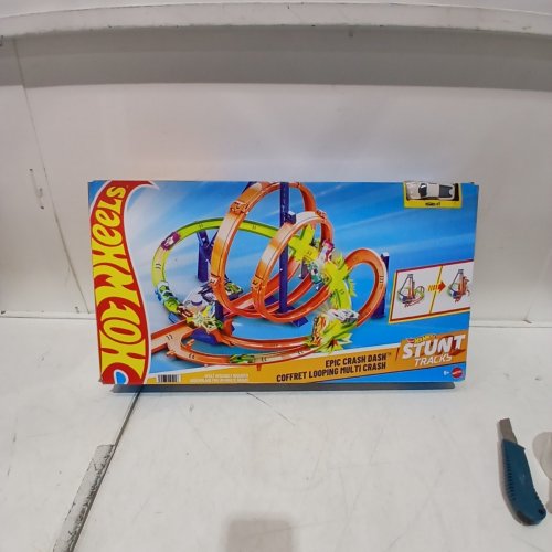 HOT WHEELS TRACK SET EPIC CRASH DASH WITH 1 HOT WHEEL- MULTICOLOUR image 5