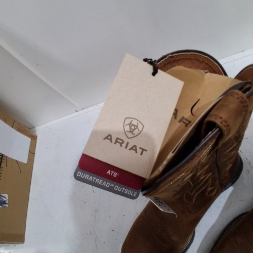 MEN'S ARIAT SPORT OUTDOOR COWBOY BOOTS - SIZE 11 EE - DISTRESSED BROWN (STYLE : 10038330) image 5
