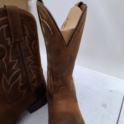 MEN'S ARIAT SPORT OUTDOOR COWBOY BOOTS - SIZE 11 EE - DISTRESSED BROWN (STYLE : 10038330) image 6