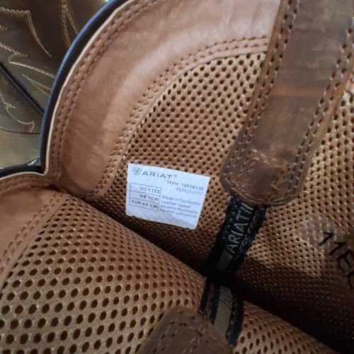 MEN'S ARIAT SPORT OUTDOOR COWBOY BOOTS - SIZE 11 EE - DISTRESSED BROWN (STYLE : 10038330) image 9