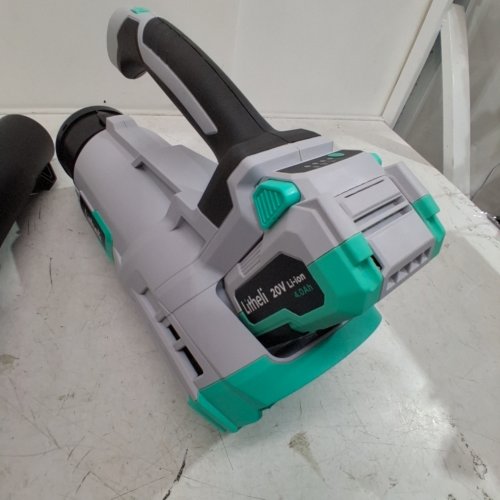 LITHELI 20V CORDLESS LEAF BLOWER BATTERY POWERED FOR CLEANING LEAVES-GREEN (MODEL:D07102150) image 2