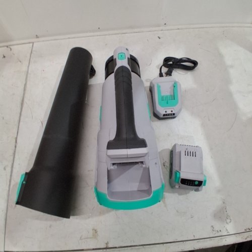 LITHELI 20V CORDLESS LEAF BLOWER BATTERY POWERED FOR CLEANING LEAVES-GREEN (MODEL:D07102150) image 3