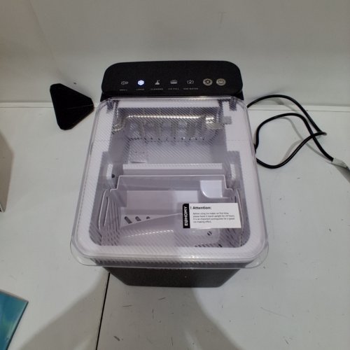 EUHOMY COUNTERTOP ICE MAKER WITH ICE SCOOP AND BASKET - MAKES 26.5LB / DAY - BLACK (MODEL: IM021-B1) image 2