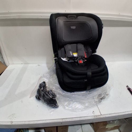 BRITAX POPLAR CLICK TIGHT CONVERTIBLE REAR AND FRONT FACING CAR SEAT - 40LB REAR FACING MAX LOAD / 65LB FRONT FACING MAX LOAD - STONE ONYX / BLACK GREY (MODEL: E1C963M) image 3