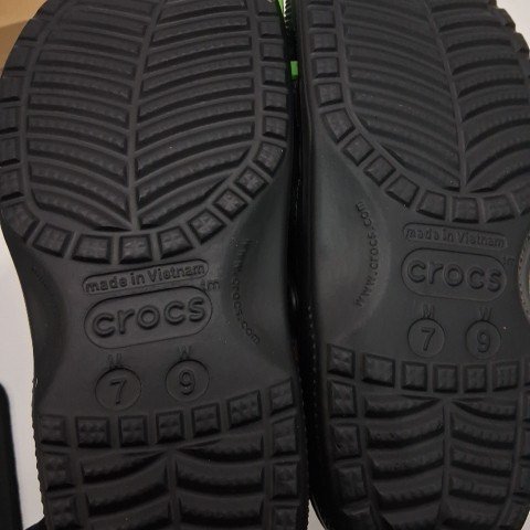 UNISEX ADULT CROCS CLASSIC MULE CLOG - MEN'S: 7 WOMEN'S: 9 - BLACK (STYLE: 10001-410) image 3