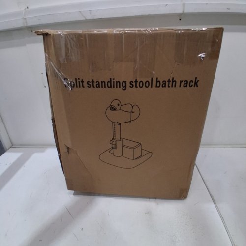 ESTCNK TODDLER ADJUSTABLE BATH HELPER RACK - 20.4" - 24.8" - WHITE/GREY (MODEL: 6667-B) image 5